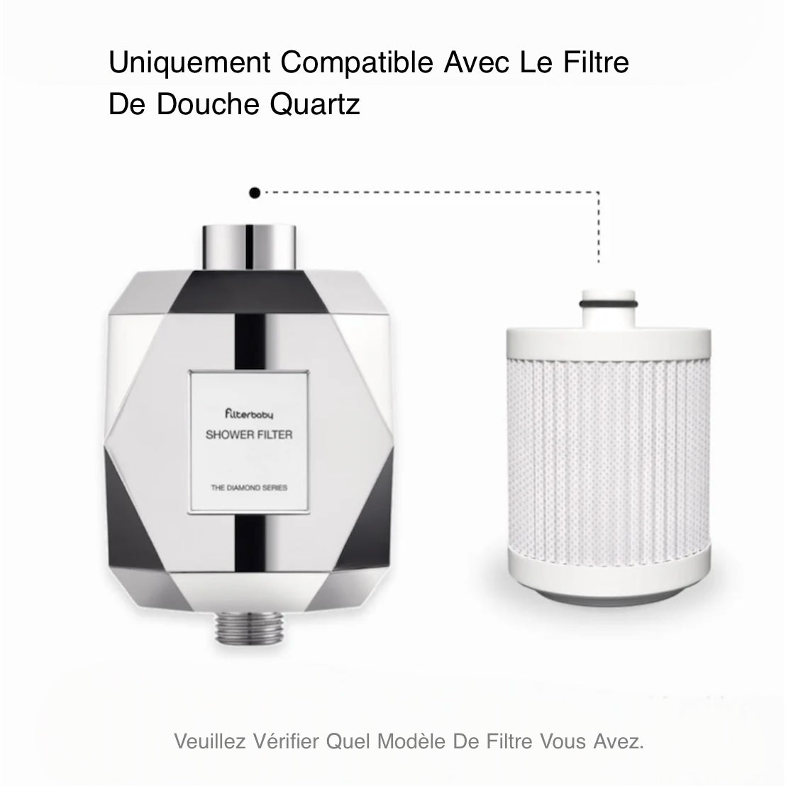 Recharge Filtre de Douche Quartz - Hydraneo