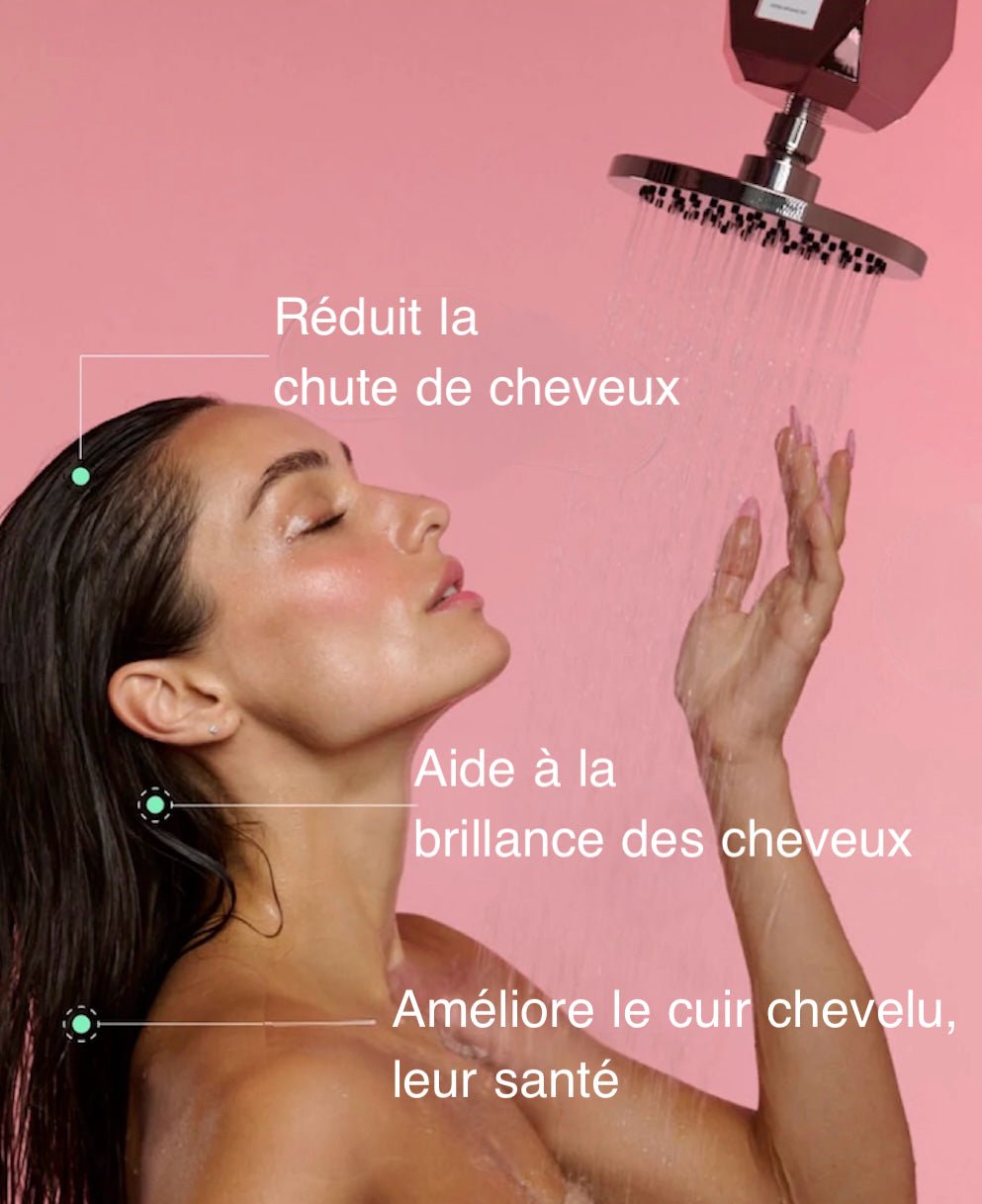 Robinet de soins de la peau et filtre de douche série Pro - Hydraneo